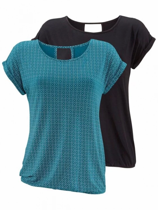 Foto van product LASCANA Shirt petrol / zwart