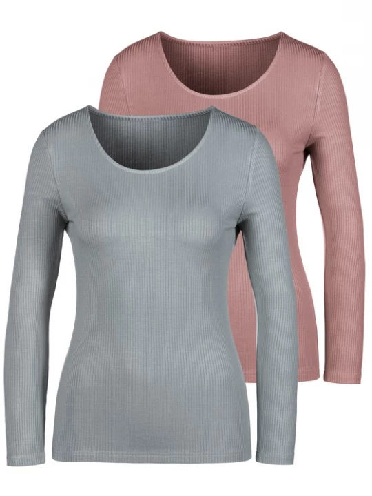 Foto van product LASCANA Shirt rookgrijs / rosé