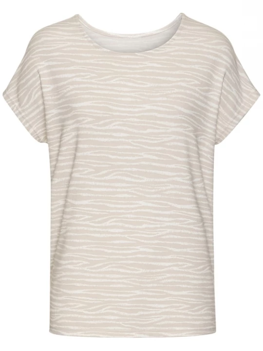 Foto van product LASCANA Shirt sand / wit