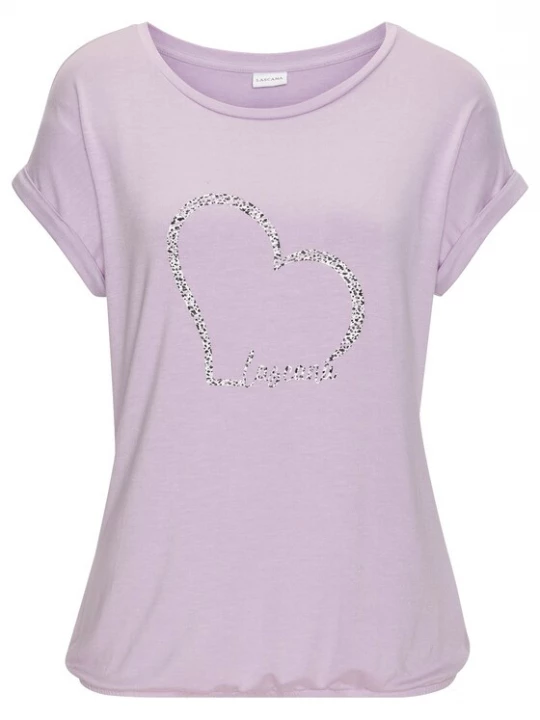 Foto van product LASCANA Shirt sering / zwart / wit
