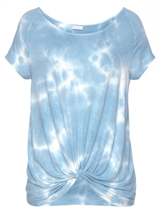 Foto van product LASCANA Shirt smoky blue / wit