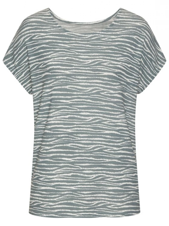 Foto van product LASCANA Shirt smoky blue / wit