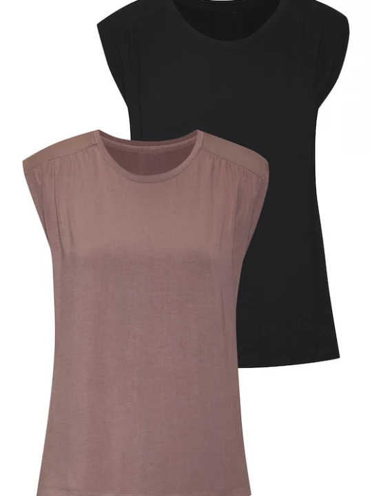 Foto van product LASCANA Shirt taupe / zwart