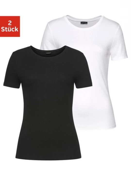 Foto van product LASCANA Shirt zwart / wit