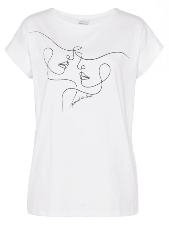 Foto van product LASCANA Shirt zwart / wit