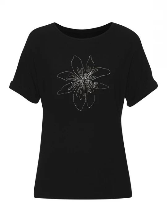Foto van product LASCANA Shirt zwart / zilver