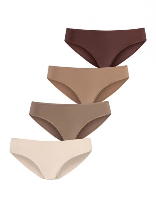 Foto van product LASCANA Slip crème / camel / lichtbruin / donkerbruin