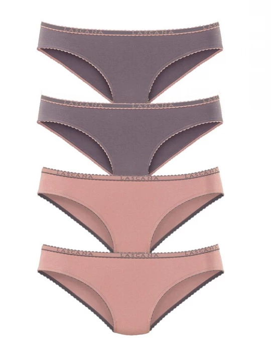 Foto van product LASCANA Slip grijs / oudroze