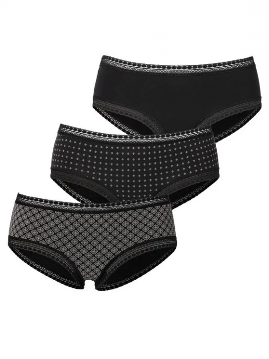 Foto van product LASCANA Slip grijs / zwart