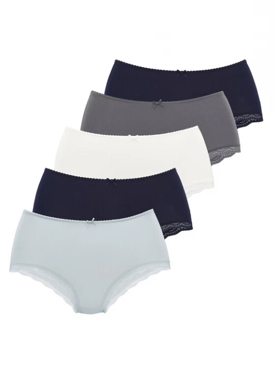 Foto van product LASCANA Slip marine / lichtblauw / donkergrijs / wit