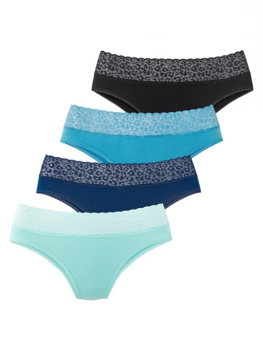 Foto van product LASCANA Slip navy / azuur / mintgroen / zwart