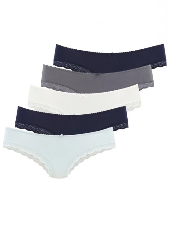 Foto van product LASCANA Slip navy / lichtblauw / grijs / wit