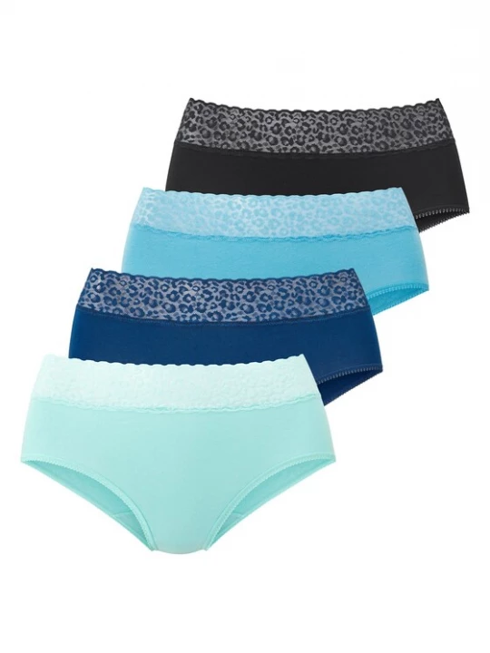 Foto van product LASCANA Slip navy / lichtblauw / mintgroen / zwart