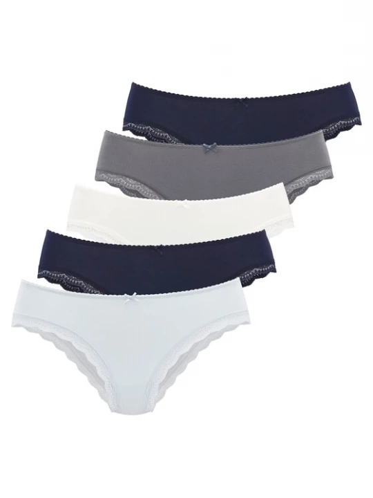 Foto van product LASCANA Slip navy / pastelblauw / grijs / wit