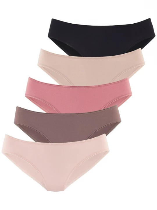 Foto van product LASCANA Slip nude / bruin / lichtroze / zwart