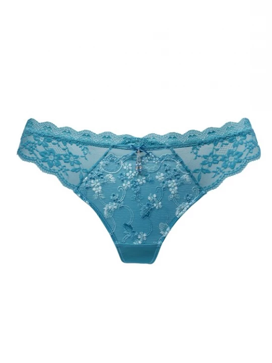 Foto van product LASCANA String azuur / wit