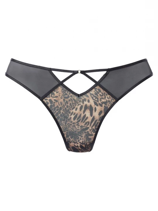 Foto van product LASCANA String bruin / cappuccino / zwart
