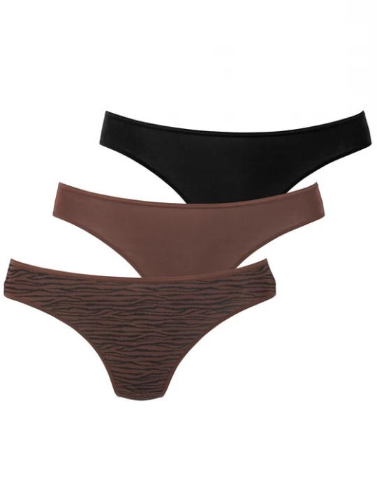 Foto van product LASCANA String bruin / zwart