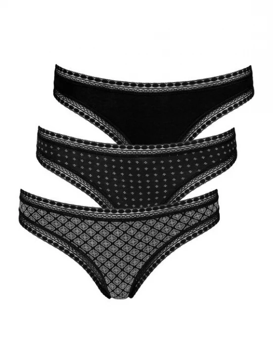 Foto van product LASCANA String grijs / zwart
