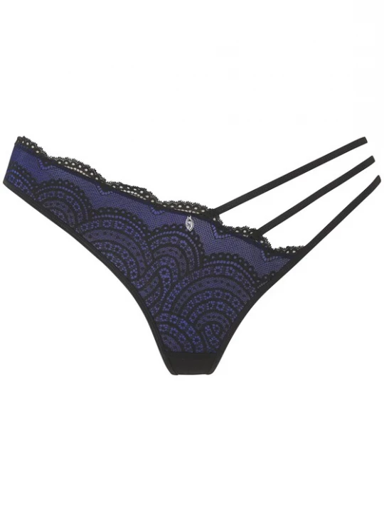 Foto van product LASCANA String lila / zwart