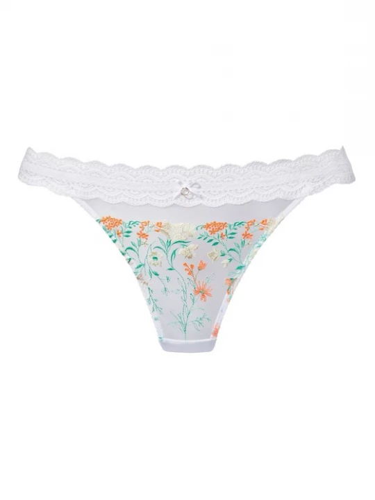 Foto van product LASCANA String mintgroen / lichtoranje / wit