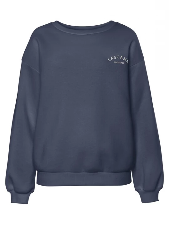 Foto van product LASCANA Sweatshirt beige / duifblauw