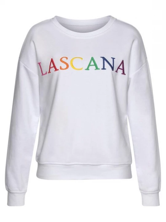 Foto van product LASCANA Sweatshirt gemengde kleuren / wit