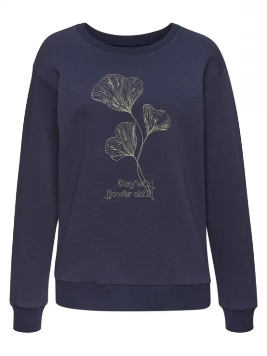 Foto van product LASCANA Sweatshirt marine / kaki / wit
