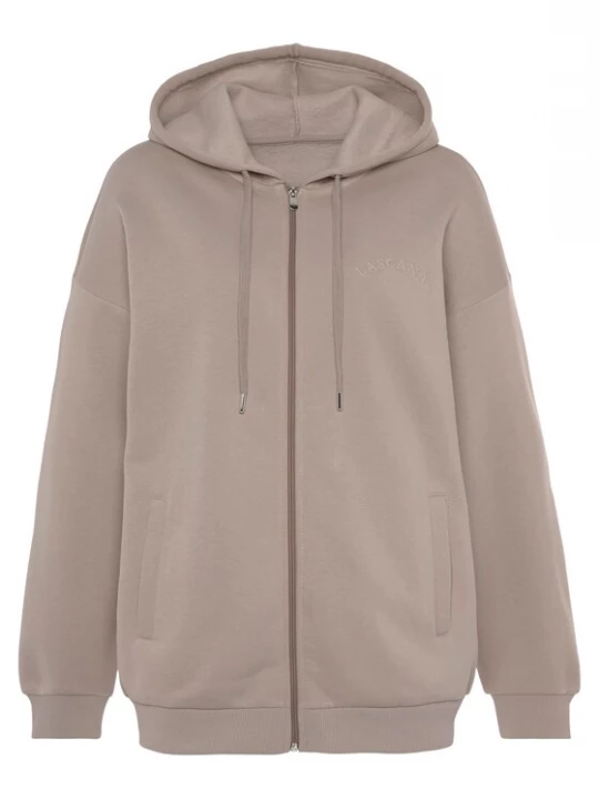 Foto van product LASCANA Sweatvest beige gemêleerd