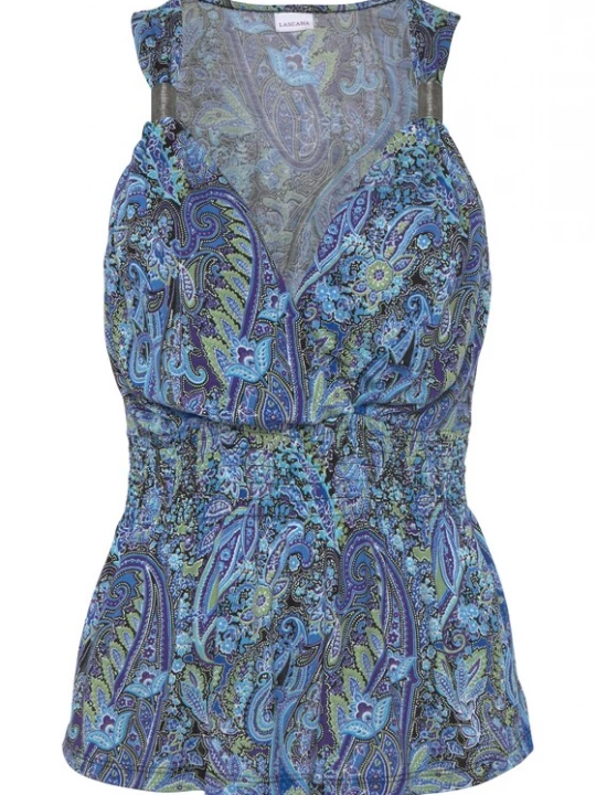 Foto van product LASCANA Top blauw / groen / lila / zwart