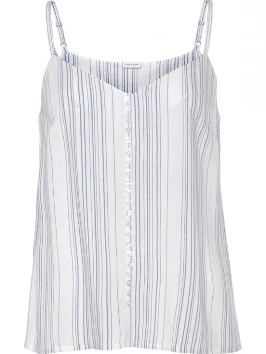 Foto van product LASCANA Top blauw / wit