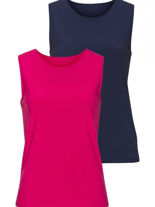 Foto van product LASCANA Top marine / pink