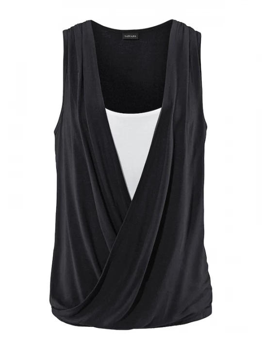 Foto van product LASCANA Top zwart / wit