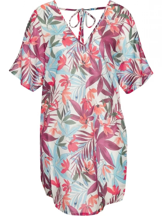 Foto van product LASCANA Tuniek sand / hemelsblauw / cyclaam / zalm roze