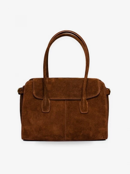 Foto van product Latalia Handtas 'Loretto' chocoladebruin