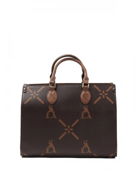 Foto van product L'Atelier Du Sac Handtas 'Dauphine' bruin / donkerbruin
