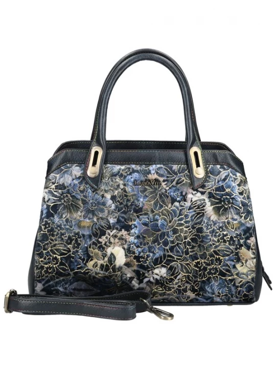 Foto van product Laura Vita Handtas blauw / goud / zwart