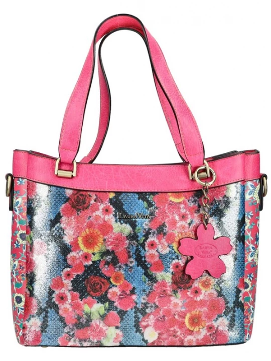 Foto van product Laura Vita Handtas blauw / pink
