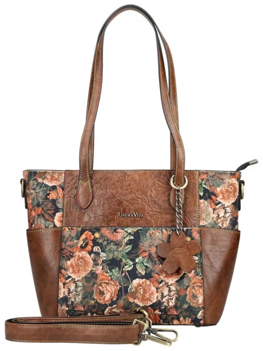 Foto van product Laura Vita Handtas bruin / gemengde kleuren