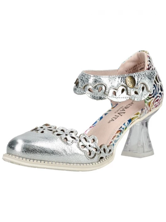 Foto van product Laura Vita Pumps blauw / geel / pink / zilver