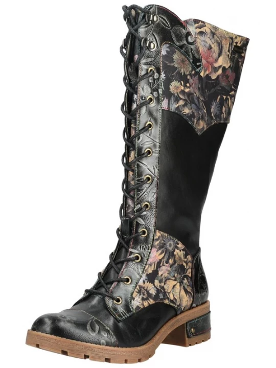 Foto van product Laura Vita Veterlaarzen gemengde kleuren / zwart