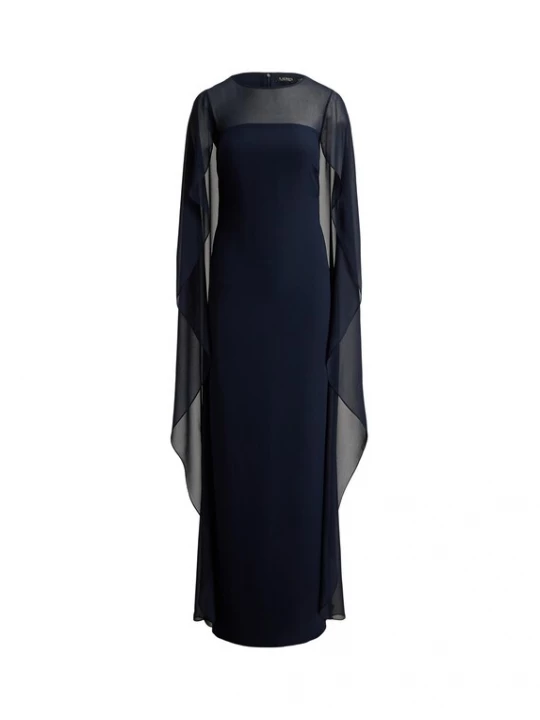 Foto van product Lauren Ralph Lauren Avondjurk donkerblauw