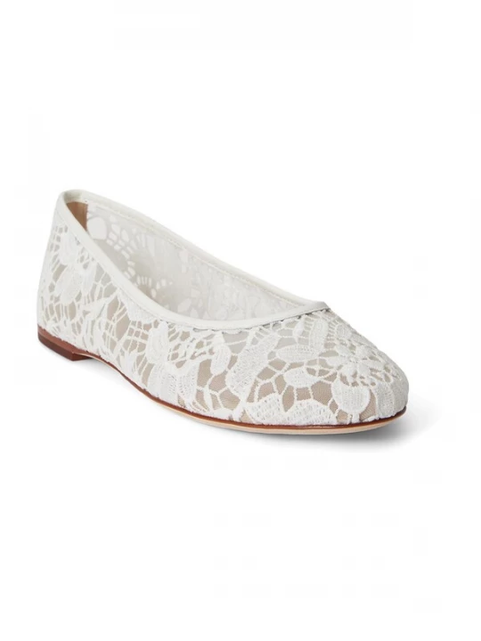 Foto van product Lauren Ralph Lauren Ballerina 'JAYNA' wit