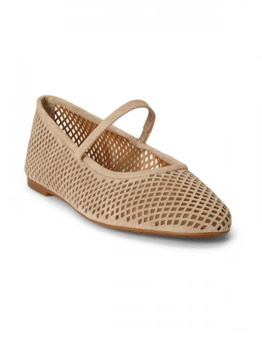 Foto van product Lauren Ralph Lauren Ballerina met riempjes 'JAYNA' lichtbruin