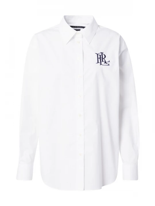 Foto van product Lauren Ralph Lauren Blouse '50S' navy / wit