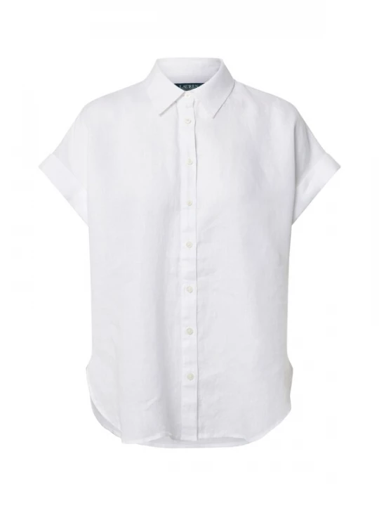 Foto van product Lauren Ralph Lauren Blouse 'BROONO-SHORT SLEEVE-SHIRT' wit