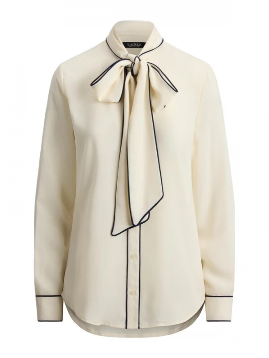 Foto van product Lauren Ralph Lauren Blouse 'FREDELLA' ivoor / navy