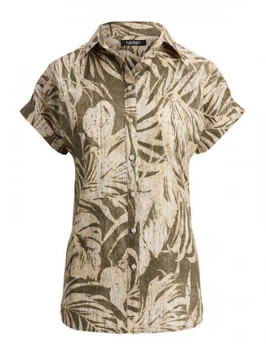 Foto van product Lauren Ralph Lauren Blouse kaki / olijfgroen