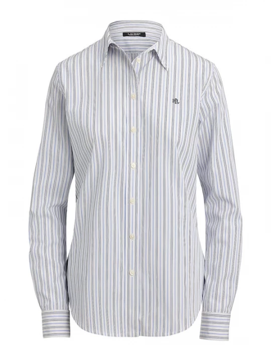 Foto van product Lauren Ralph Lauren Blouse lichtblauw / zwart / wit