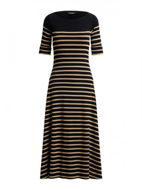 Foto van product Lauren Ralph Lauren Gebreide jurk beige / zwart